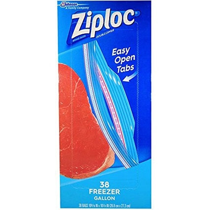 Ziploc Gallon Freezer Bags 38ct