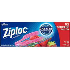 Ziploc Gallon Storage Bags 52ct