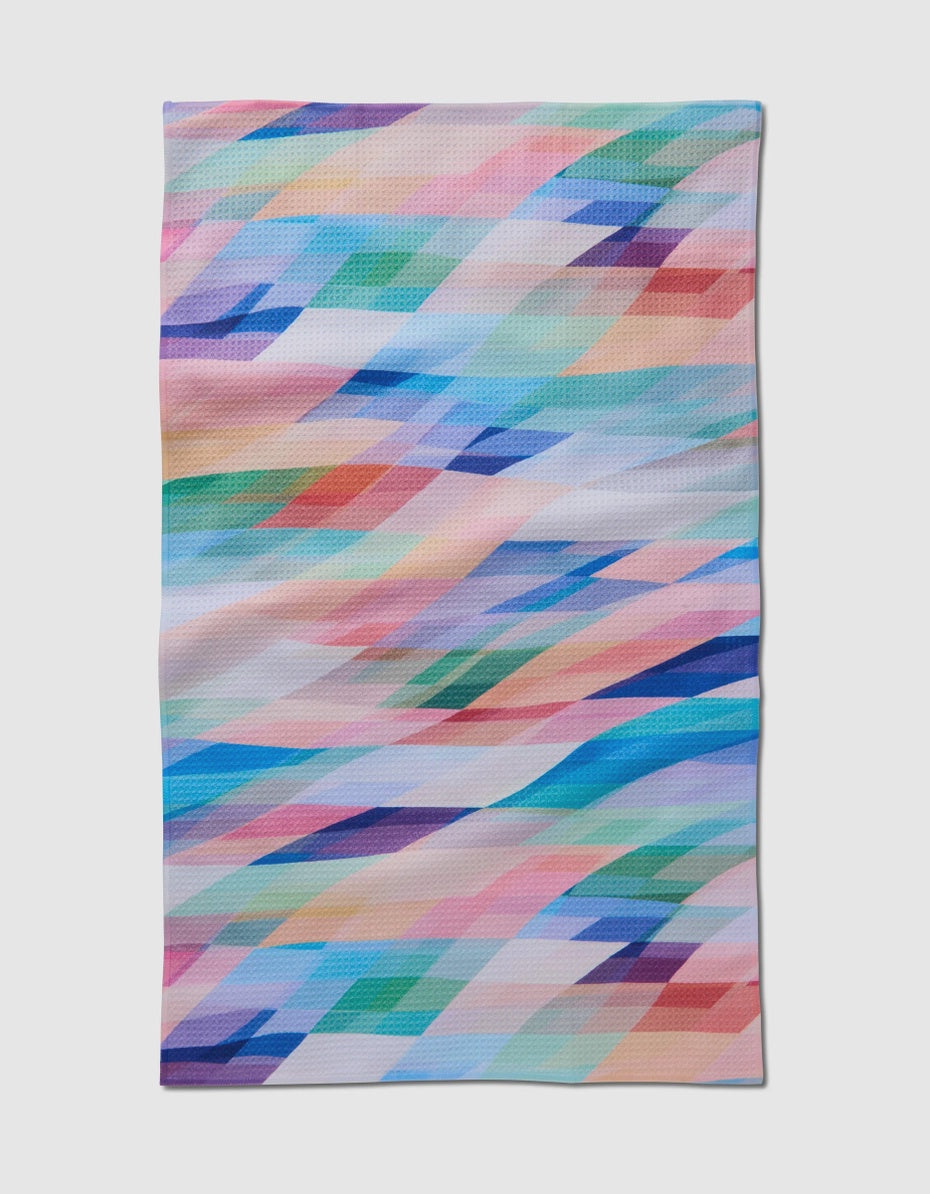 Geometry Eventide Tea Towel