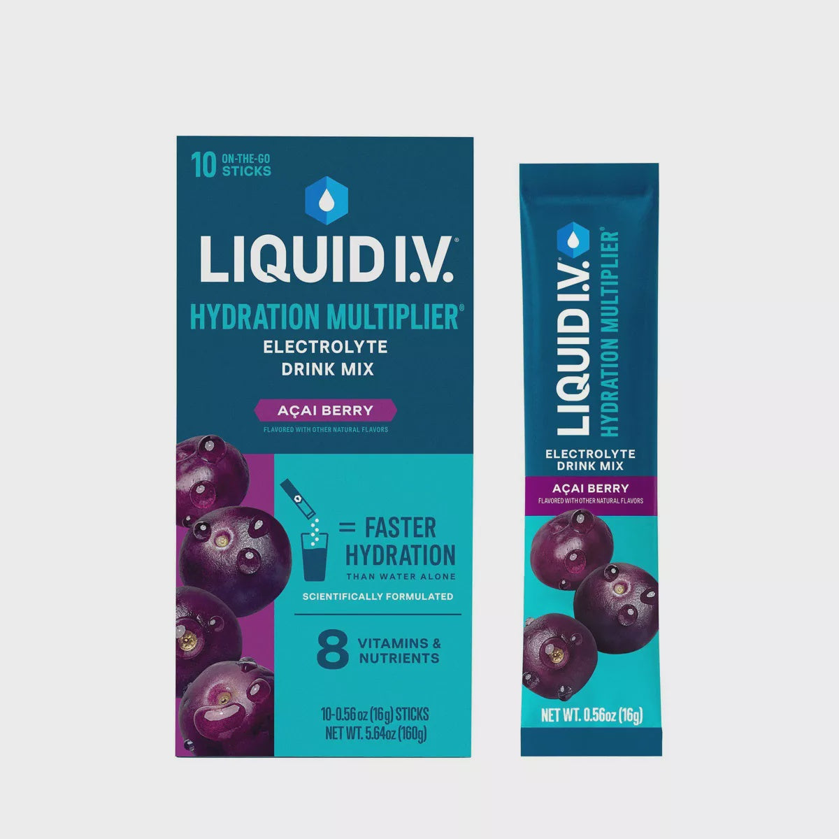 Liquid I.V. Hydration Multiplier Acai Berry 10pk