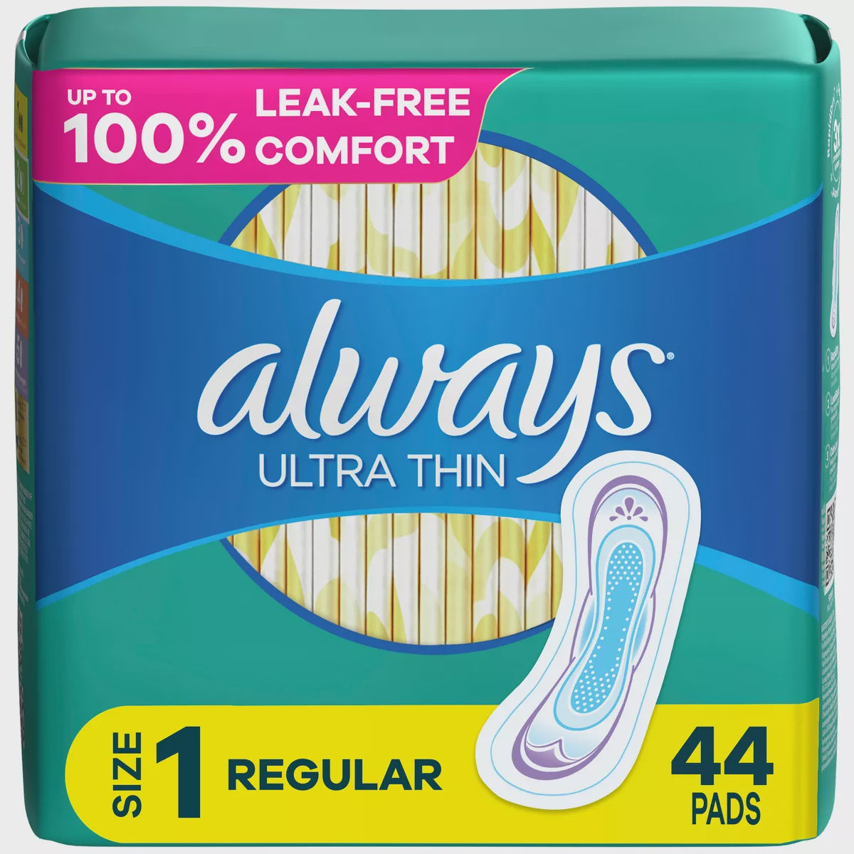 Always Ultra Thin Regular Pads 44 ct