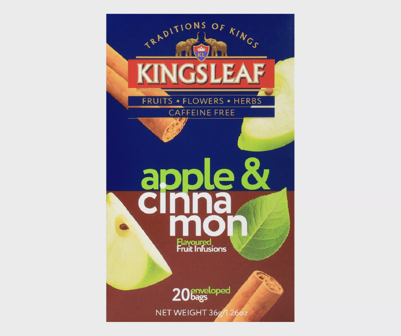 Kingsleaf Apple Cinnamon Fruit Infusions 20pk