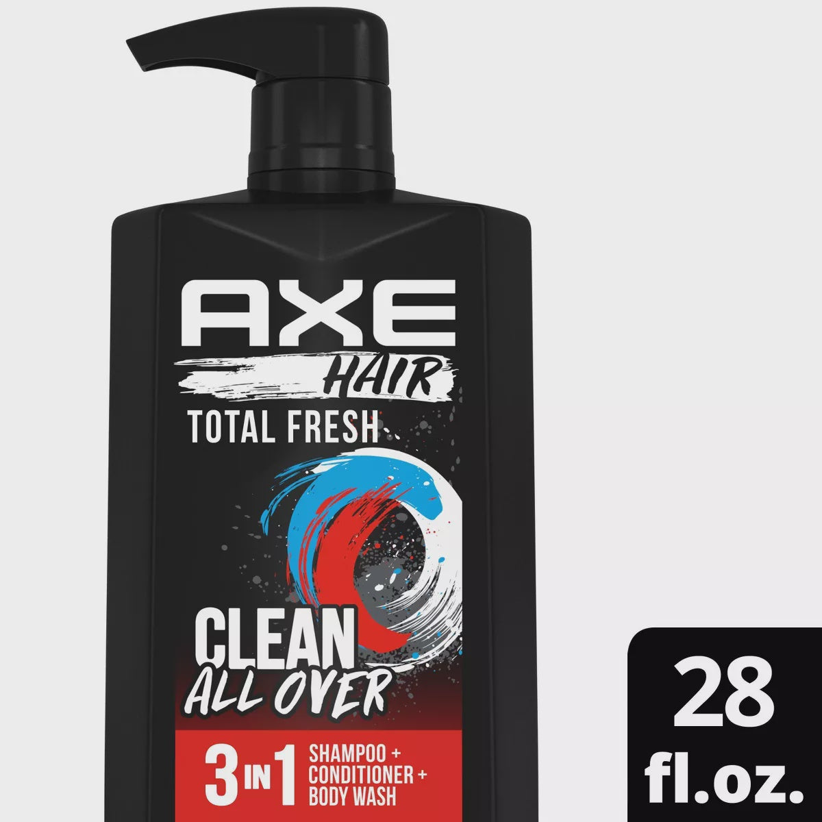 Axe 3 In 1 Total Fresh Clean All Over 28 oz