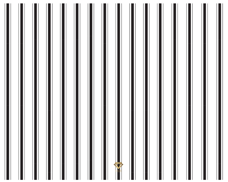 JADE Black Ribbon Placemats, 25 count