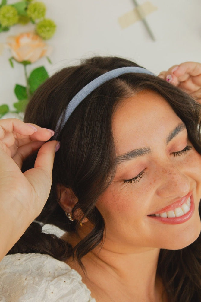 Blue Knit Headband