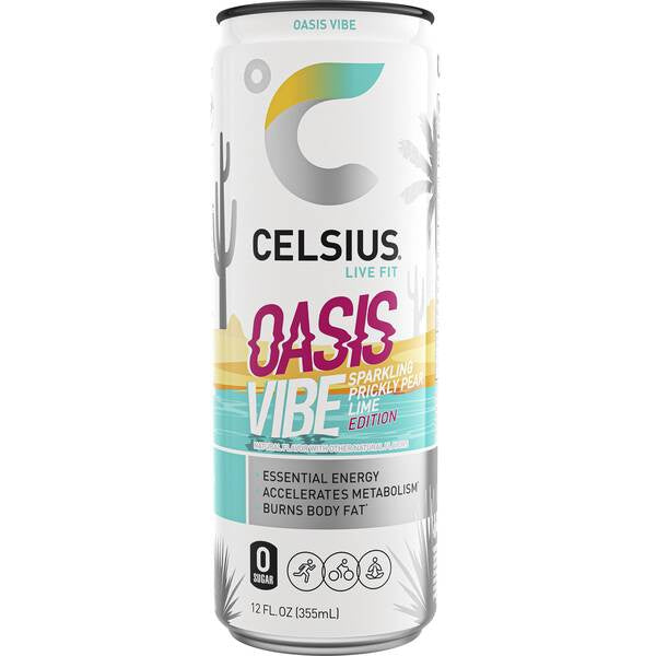 Celsius Sparkling Oasis Vibe 12oz Can