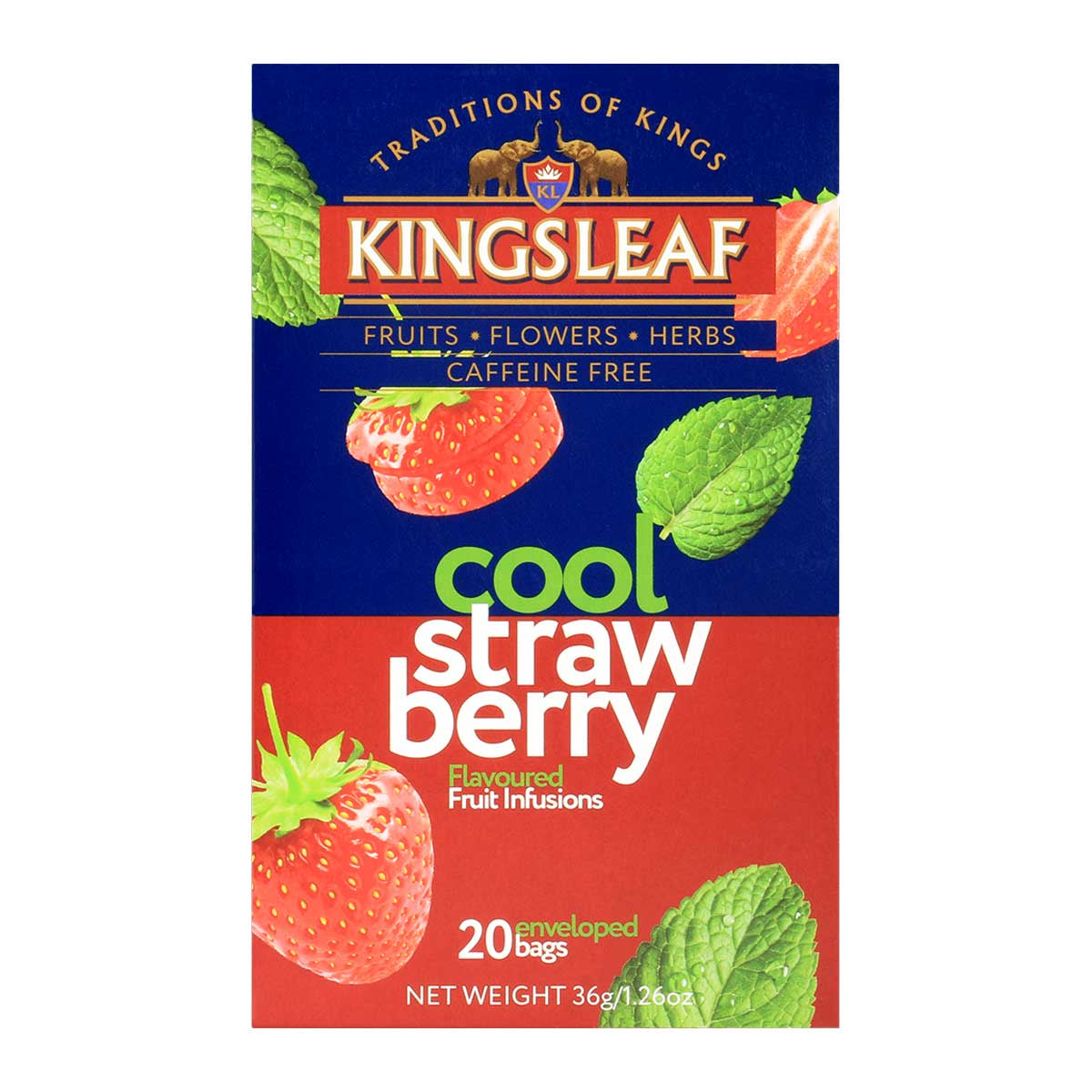 Kingsleaf Cool Strawberry Fruit Infusions 20pk