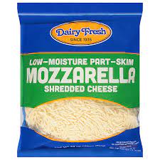 Dairy Fresh shredded Mozzarella cheese 32oz.