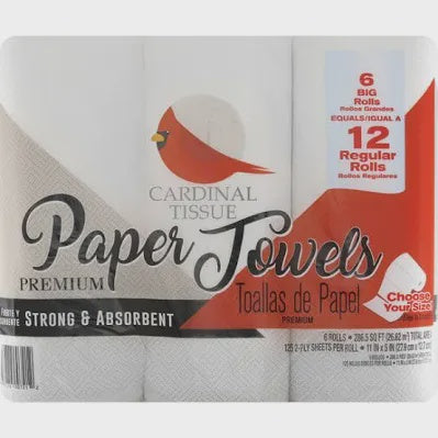 Cardinal Paper Towel 6 pack