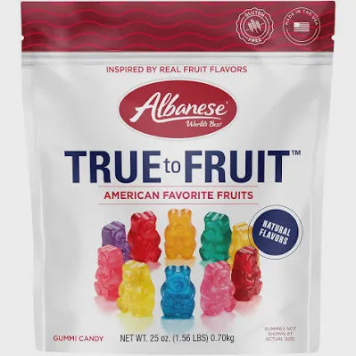 Albanese Gummi Bear American Favorites True Fruit 18.75oz