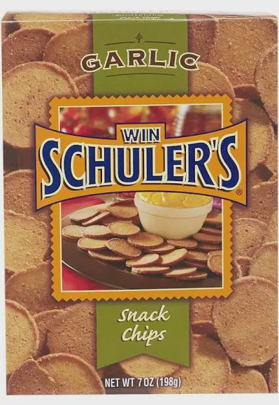 Win Schuler Garlic Snack Chips 7 oz