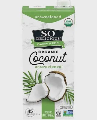 So Delicious Unsweetened Coconut Milk 32 oz