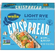 Wasa Whole Grain Crispbread Light Rye 9.5oz