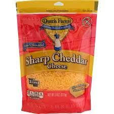 Dutch Farms Fancy Shredded Sharp Cheddar Cheese 7oz