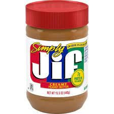 Jif Simply Creamy Peanut Butter 15.5oz