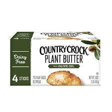 Country Crock Plant Butter w/olive oil quarters 16 oz.