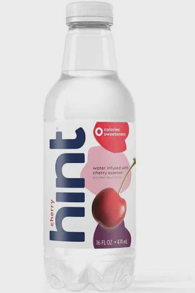 Hint Water Cherry 16oz Bottle