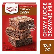 Duncan Hines Family Size Chewy Fudge Brownie Mix 18.3 oz