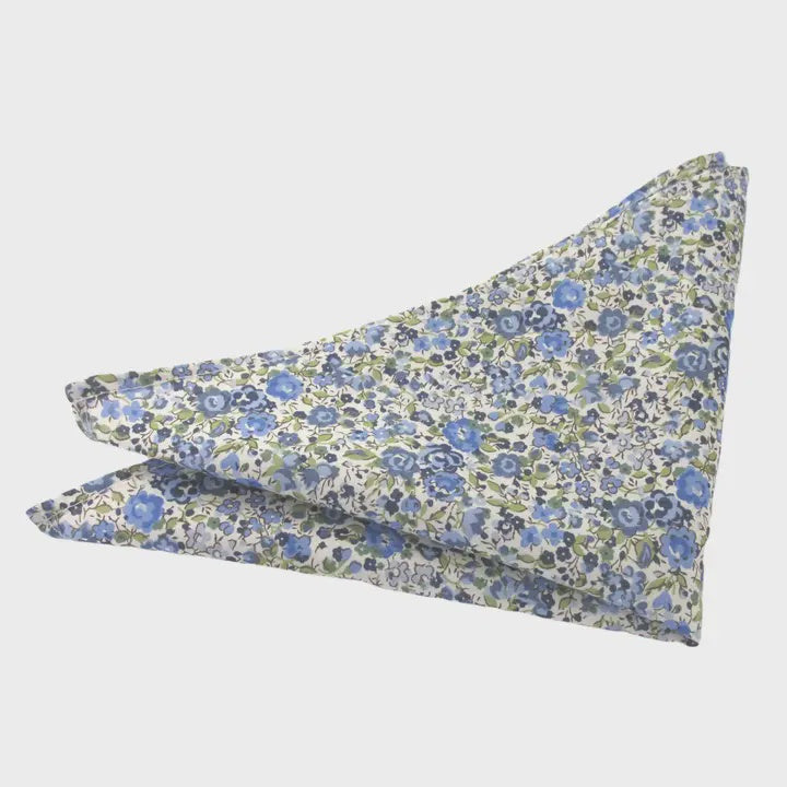 Liberty Emma Georgina Green Fabric Square