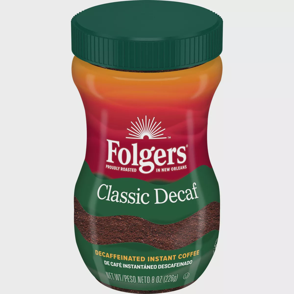 Folgers Instant Decaf Coffee 8oz