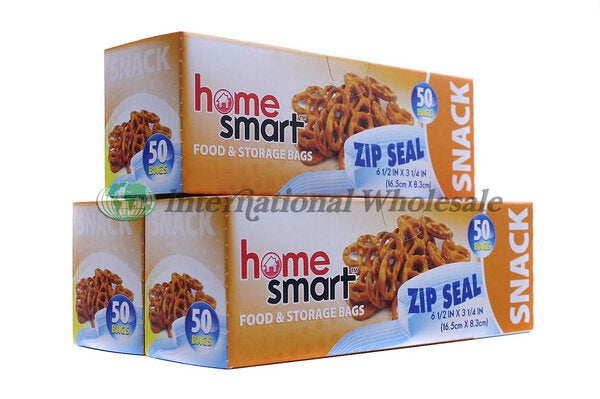 Home Smart Snack Bags 40 ct