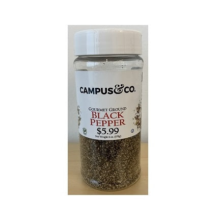 Campus&Co. Pepper, Black - Gourmet Grind 6oz