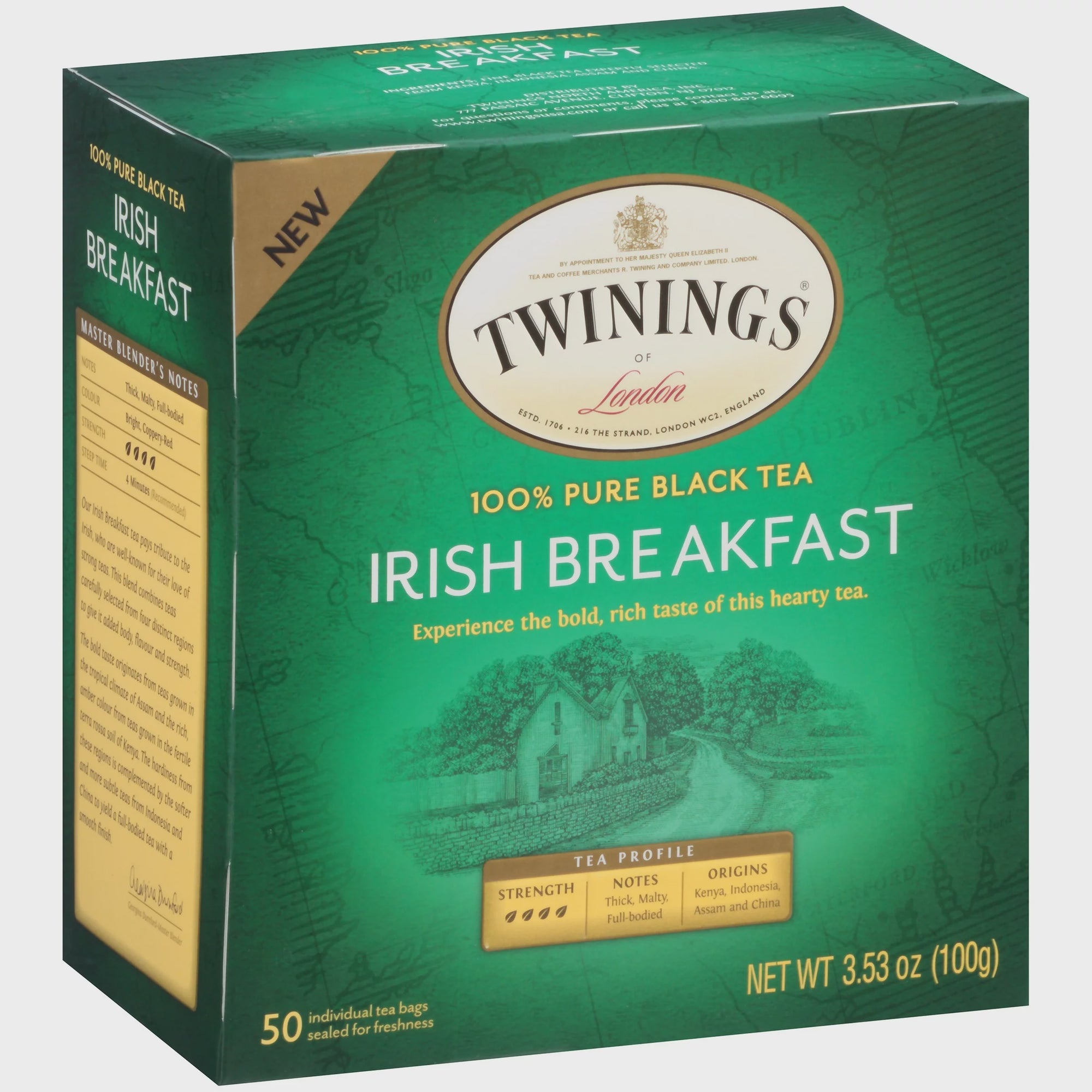 Twinings Irish Breakfast Tea 50ct