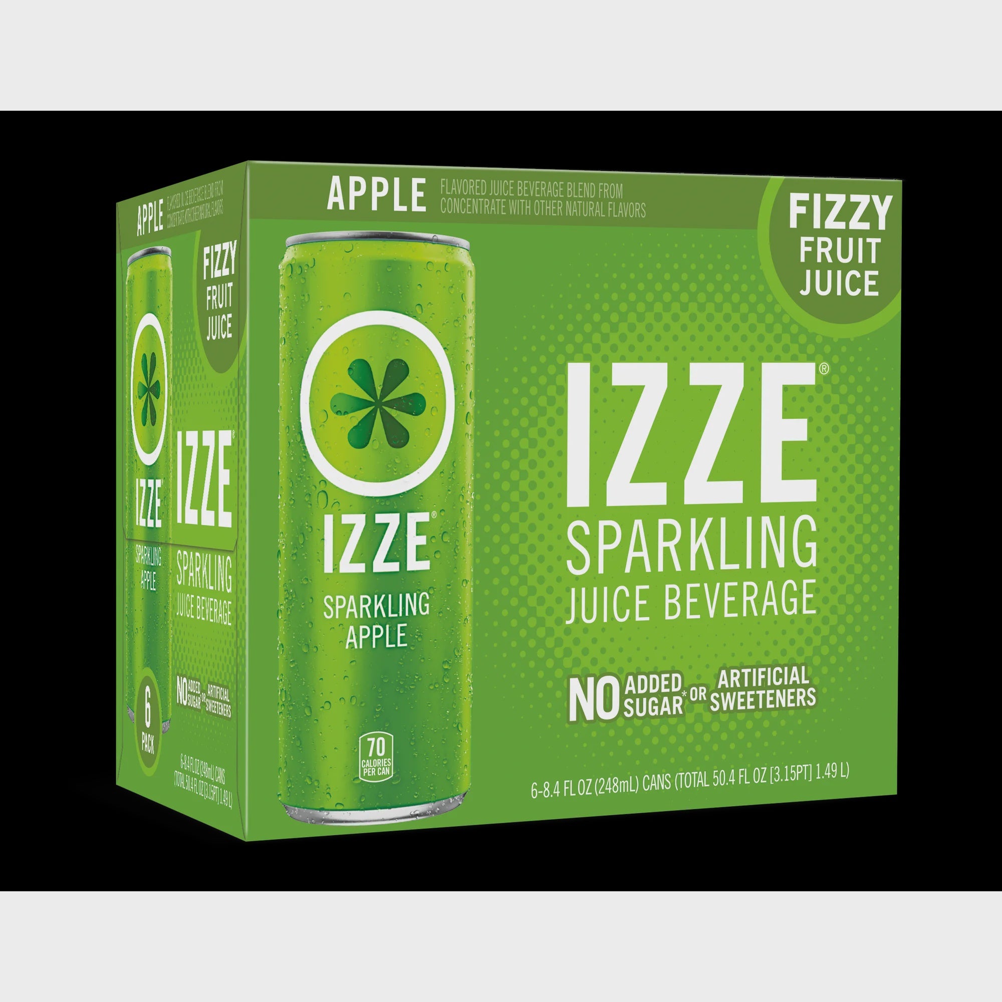 Izze Sparkling Apple Juice 8.4oz 6pk