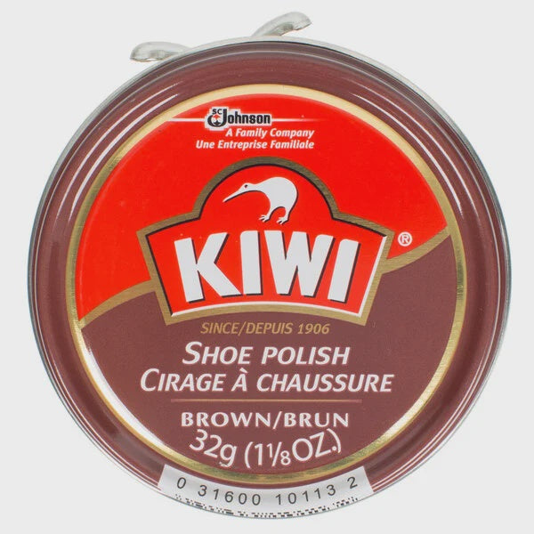 Kiwi Brown Shoe Polish 32g