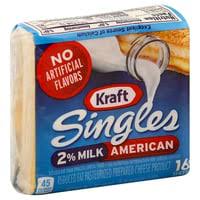 Kraft American Singles 2% 16ct