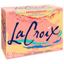 LaCroix Pamplemousse/Grapefruit Sparkling Water 12oz x 12ct