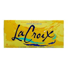 LaCroix Lemon Sparkling Water 8pk