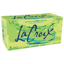 LaCroix Lime Sparkling Water 8pk