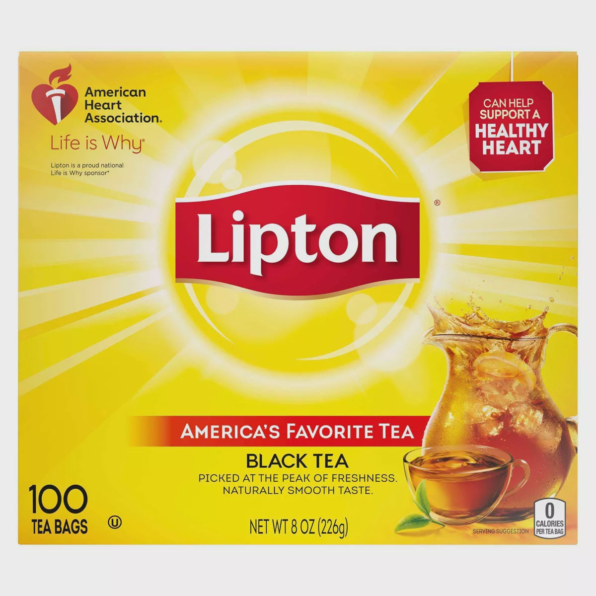 Lipton Black Tea Bags 100 ct