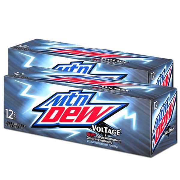 Mountain Dew Voltage Raspberry Ginseng 12pk