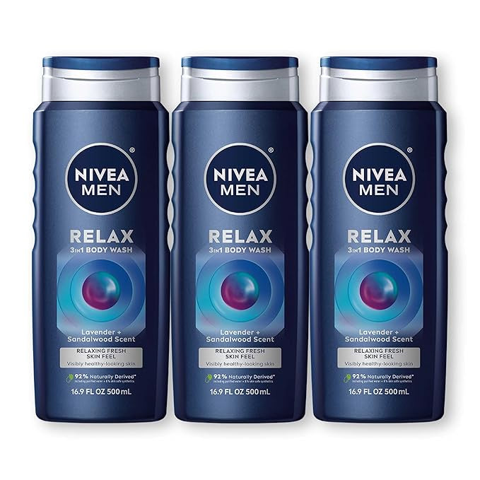 Nivea Men Relax 3-In-1 Body Wash 16.9 fl oz