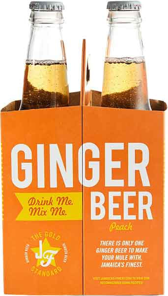 *Jamaica's Finest Peach Ginger Beer 4pk