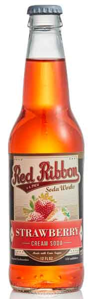 *Red Ribbon Strawberry Cream Soda 4 ct