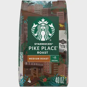 Starbucks Coffee Pike Place Med. Roast Ground 40oz