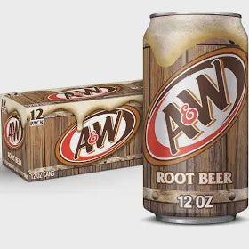 A & W Root Beer 12fl oz 12pk