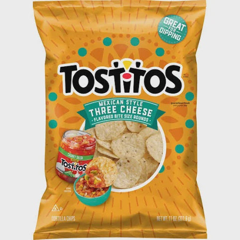 Tostitos Hint of Queso Flavored Bite Sized Rounds 11 oz