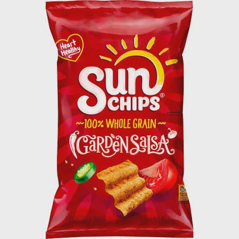 SunChips Flavored Whole Grain Snacks Garden Salsa 7 Oz