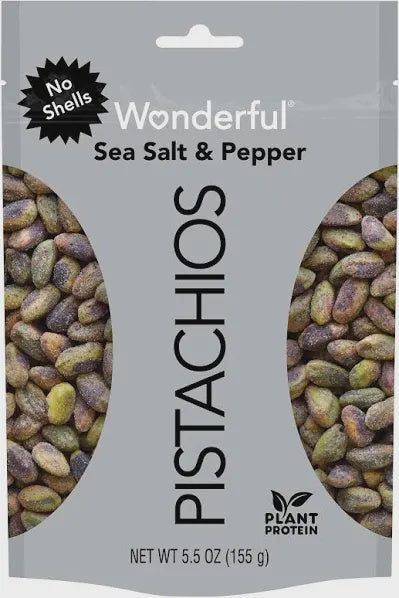 Wonderful Sea Salt and Pepper Pistachios 5.5oz