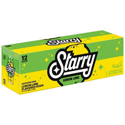 Starry Lemon Lime Soda 12 pk