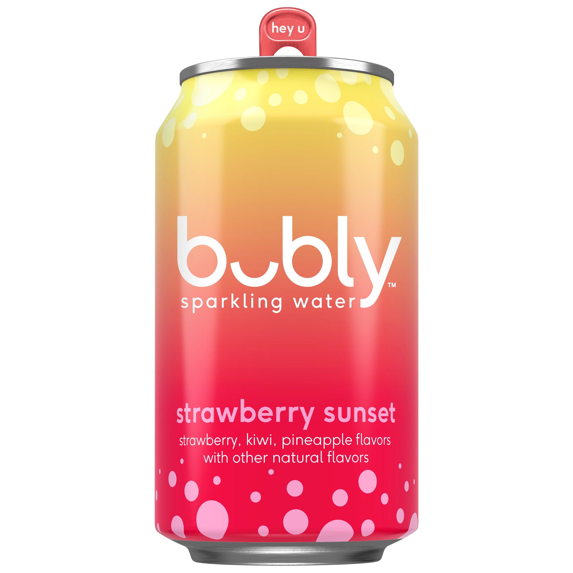 Bubly Strawberry Sunset Sparkling Water 12oz Can
