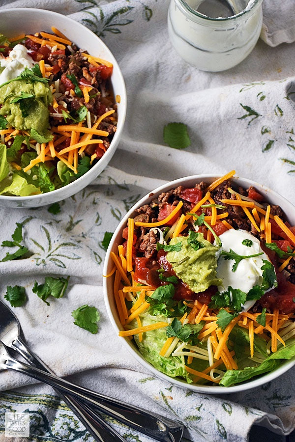 Taco Beef Rice Bowls