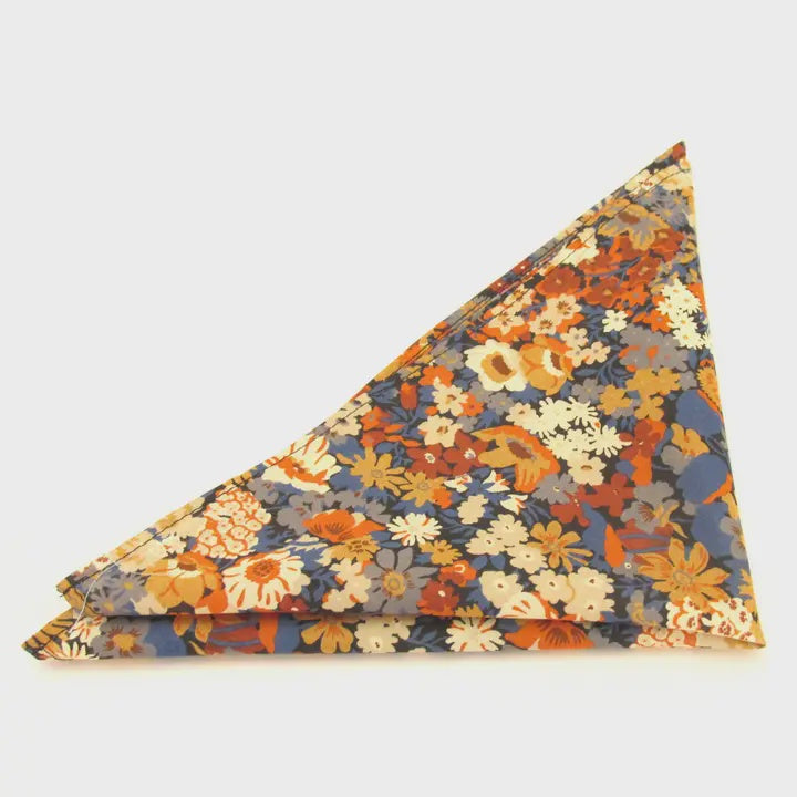 Liberty Thorpe Orange Fabric Square