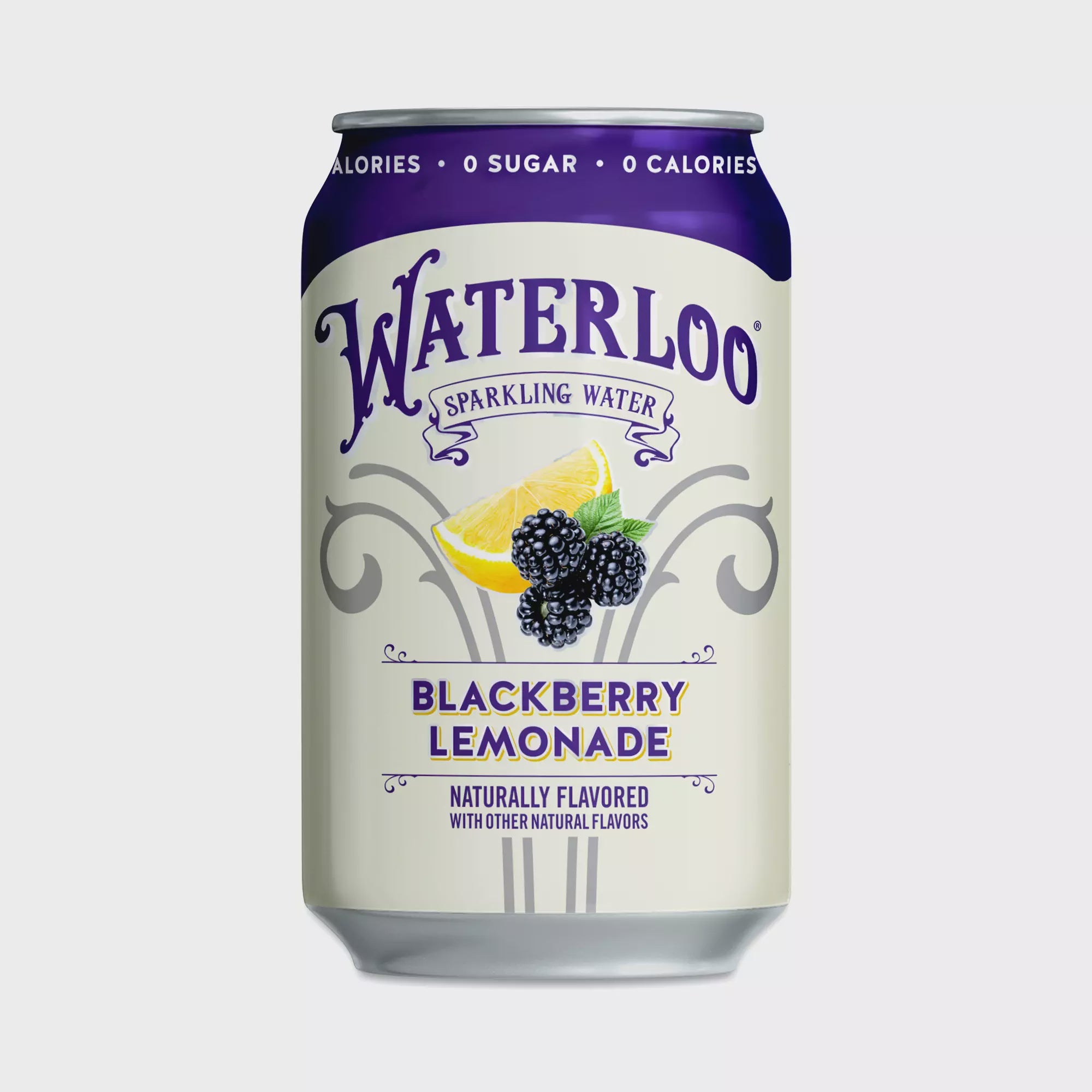 Waterloo Blackberry Lemonade Sparkling Water Can