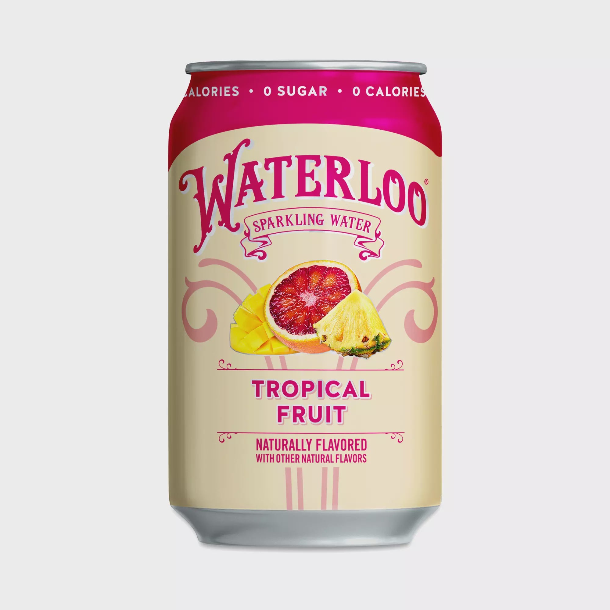 Waterloo Tropical Fruit Sparkling Water 12oz Can