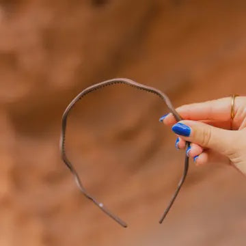 Wavy Brown Headband